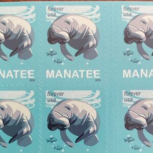 100 Forever Stamps $50 First Class Save Mantees 2024